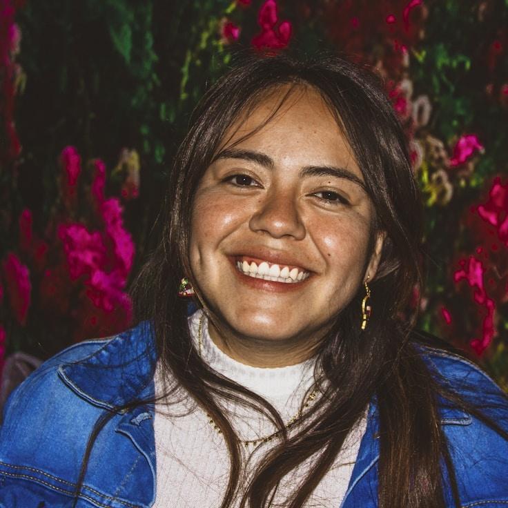 Portrait of Mira Solano, group coordinator and fusion cooking expert